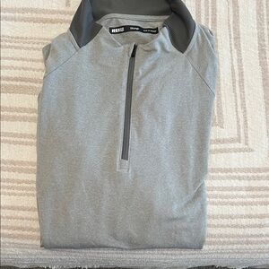 Plus-size REI Heather Gray Half-Zip Pullover